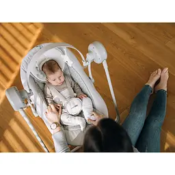 Гойдалка дитяча FreeON Snuggy stars light grey (84928) - мініатюра 5