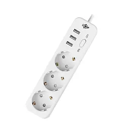 Сетевой фильтр-удлинитель LogicPower PREMIUM LPX3 3 розетки, 3 USB порта, 4m, 2200Вт