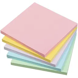 Блок паперу для нотаток Buromax Люкс Декор Pastel не склеєний 90х90х30 мм (BM.2283) - мініатюра 3