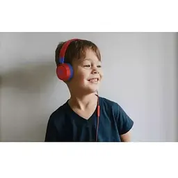 Навушники з мікрофоном дитячі JBL JR310 червоно сині JBLJR310RED JBLJR310RED - мініатюра 6