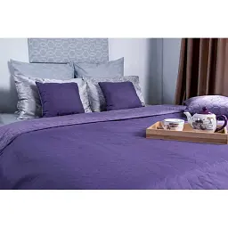 Покривало Руно двостороннє декоративне Velour Violet 150x220 см фіолетове - мініатюра 7