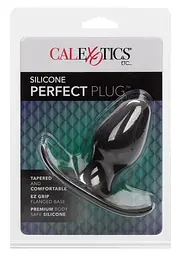 Анальна пробка CalExotics Silicone Perfect Plug 9 см (чорний) - мініатюра 9