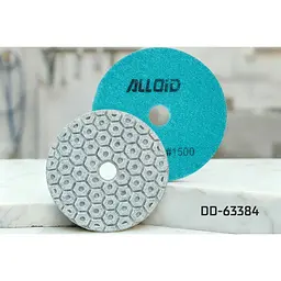 Круг алмазний Alloid Building Tools Combs шліфувальний на липучці 100 мм зерно 1500 (DD-63384) - мініатюра 5
