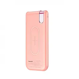 Портативна батарея Powerbank Baseus Thin Version Wireless Charger 10000 mAh PPALL-QY04 Pink