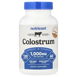 Молозиво Nutricost 1000 мг 120 капсул