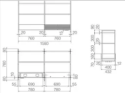 Витяжка Elica OPEN SUITE BL/F/160 - мініатюра 10