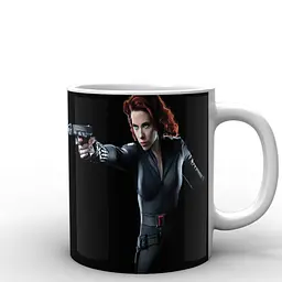 Кухоль GeekLand чорний вдова Black Widow чорний Вдова постріл BW.02.006.953 330 мл білий - мініатюра 3