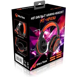 HI-FI ігрові навушники 7.1 Surround Sound LED Backlit Gaming Headset HP030 - мініатюра 8