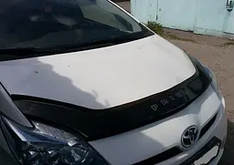Дефлектор капоту мухобійка Toyota Prius 2009- - мініатюра 2