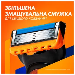 Станок для гоління чоловічий Gillette Fusion5 з 5 змінними картриджами + підставка - мініатюра 6