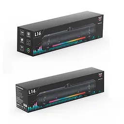 Акустика для ПК ONIKUMA RGB Backlight L16 5Wx2, BT5.3/USB, Mic - мініатюра 2