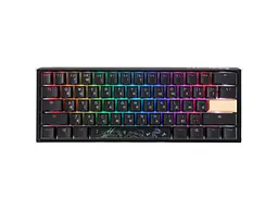 Клавіатура Ducky One 3 Mini Cherry MX Silent Red RGB UA USB Black (DKON2161ST-SUAPXCLAWSC1)