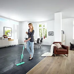 Швабра для підлоги з віджимом Leifheit Picobello M Micro Duo (56553) - мініатюра 5