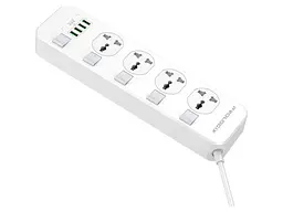 Мережевий фільтр PrologiX Premium 2 м, 4 розетки 4xUSB White (PR-SC4408W) - мініатюра 2