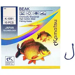 Гачок для мирної риби Kamatsu Beak №9 (10 шт/уп) K-1091
