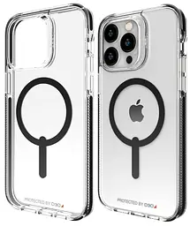 Оригінальний протиударний чохол Gear4 Santa Cruz MagSafe для iPhone 14 Pro Clear Black (702010123) - мініатюра 10