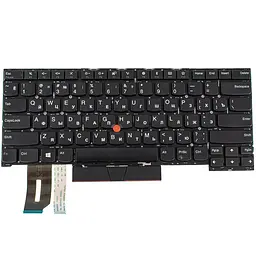 Клавіатура для ноутбука LENOVO (ThinkPad: T490s T495s) rus чорний без фрейму