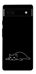 TPU чехол Demsky Lazy cat для Google Pixel 6a