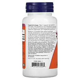 Мелатонін NOW Melatonin 20 mg, 90 вегакапсул для гарного сну - мініатюра 3
