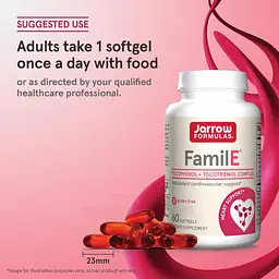Вітамін Е Jarrow Formulas Famil-E 60 капсул - мініатюра 6