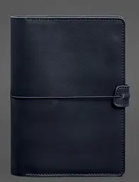 Шкіряний блокнот А5 (софт-бук) 9.4 синій