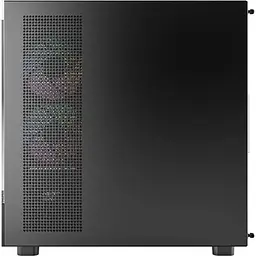 Корпус Montech XR, Black, Mid Tower, без БЖ, для ATX / Micro ATX / Mini ITX, Type-C / 2xUSB 3.0, макс. CPU - 175 мм / GPU - 420 мм, 3x120 мм ARGB, бічна та передня панель із загартованого скла - мініатюра 6