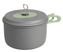 Набір посуду Bo-Camp Explorer XL 4 Pieces Hard Anodized Grey/Green (2200249) (DAS302116) - мініатюра 4