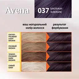 Cтійка крем-фарба для волосся Avena Gloss Color Гранат 035  - мініатюра 5