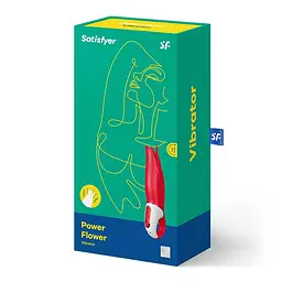 Вібратор Satisfyer Power Flower 18.8 см червоний - мініатюра 5