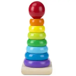Розвиваюча іграшка Melissa&Doug Райдужна пірамідка (MD10576) - мініатюра 3
