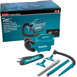 Пилосос акумуляторний для транспортних засобів Makita DCL184Z (54 мбар, 1.4 м3/хв, LXT, без акумуляторів та зарядного пристрою) - мініатюра 7