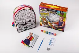 Набір для творчості CВР-01-01,02,03,04,05 "My Color BagPack" рюкзачок-розмальовка DANKO - мініатюра 5