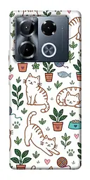 TPU чохол Demsky Cats pattern для Infinix Note 40 Pro 4G