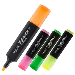 Набір текстових маркерів Axent Delta Highlighter клиноподібних 1-5 мм 4 шт. (D2501-40) - мініатюра 2