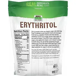 Еритритол цукрозамінник Now Foods Erythritol 1134 г - мініатюра 2