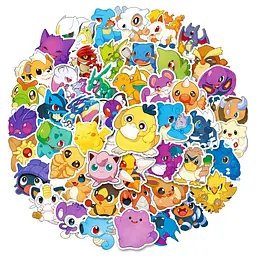 Стікерпак Покемон Набір наклейок GeekLand Pokemon 50 штук