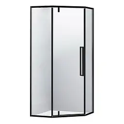 Душова кабіна Eger A Lany 100x100 п'ятикутна з піддоном 599-553 Black