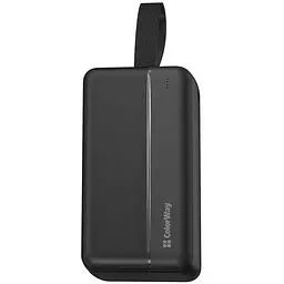Батарея універсальна ColorWay 30 000 mAh High-power 2 PD/20W, QC/3.0, USB-C/Micro-USB (CW-PB300LPC2BK-PD)
