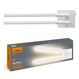 LED світильник настінний Videx WL042, 10W 3000-4000-6000K білий (29192-000) - мініатюра 1
