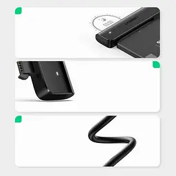 Кишень для жорсткого диска ноутбука UGREEN CM321 USB-C 3.0 to 2.5-inch SATA Converter 50cm 70610 Зовнішній корпус - мініатюра 3