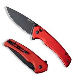 Ніж складаний Sencut Serene S21022B-2 червоний, чорне лезо