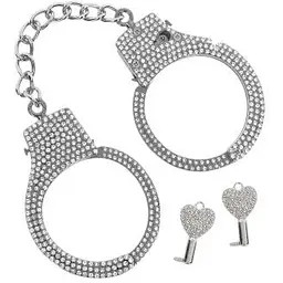Наручники Taboom Diamond Wrist 65 см сріблястий