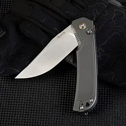 Ніж складаний туристичний Ruike P192-AK, (9.1 см) 14C28N / алюмінієвий сплав 6063, сірий - мініатюра 9