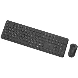 Комплект Gembird Slim Pro Business Wireless Black (KBS-WPS-01-CYRL) - мініатюра 3
