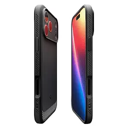 Чохол Spigen для iPhone 17 Pro, Rugged Armor MagFit, Matte Black teh0019359 - мініатюра 4