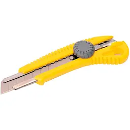 Ніж сегментний будівельний висувний MasterTool 18 мм гвинтовий 17-0328
