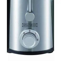 Соковитискач центрифужний Royalty Line PJ-19001 700 Вт нержавіюча сталь + контейнер для соку 0.45 л сріблястий - мініатюра 3