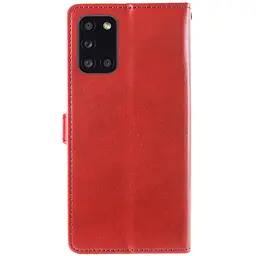 Кожаный чехол-книжка GETMAN Gallant (PU) для Samsung Galaxy A31 Красный - миниатюра 6