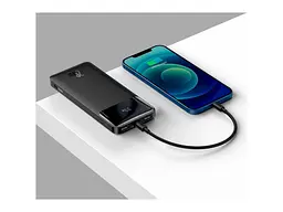 Зовнішній акумулятор Power Bank BASEUS Bipow Digital Display 10000mAh 20W Black (PPDML-L01) - мініатюра 6