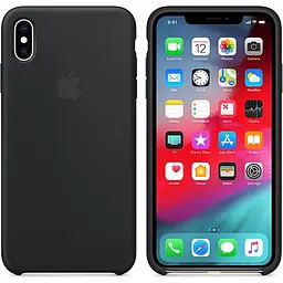 Чохол-накладка Toto Silicone Case Apple iPhone XS Max Black - мініатюра 2